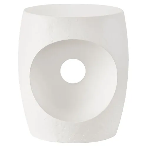 Avani Accent Table - White - 24H x 22W x 18D in