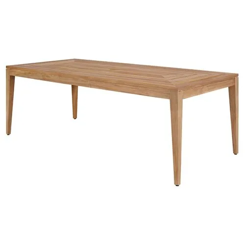 Coastal Living Emerson Outdoor Dining Table - Natural Teak