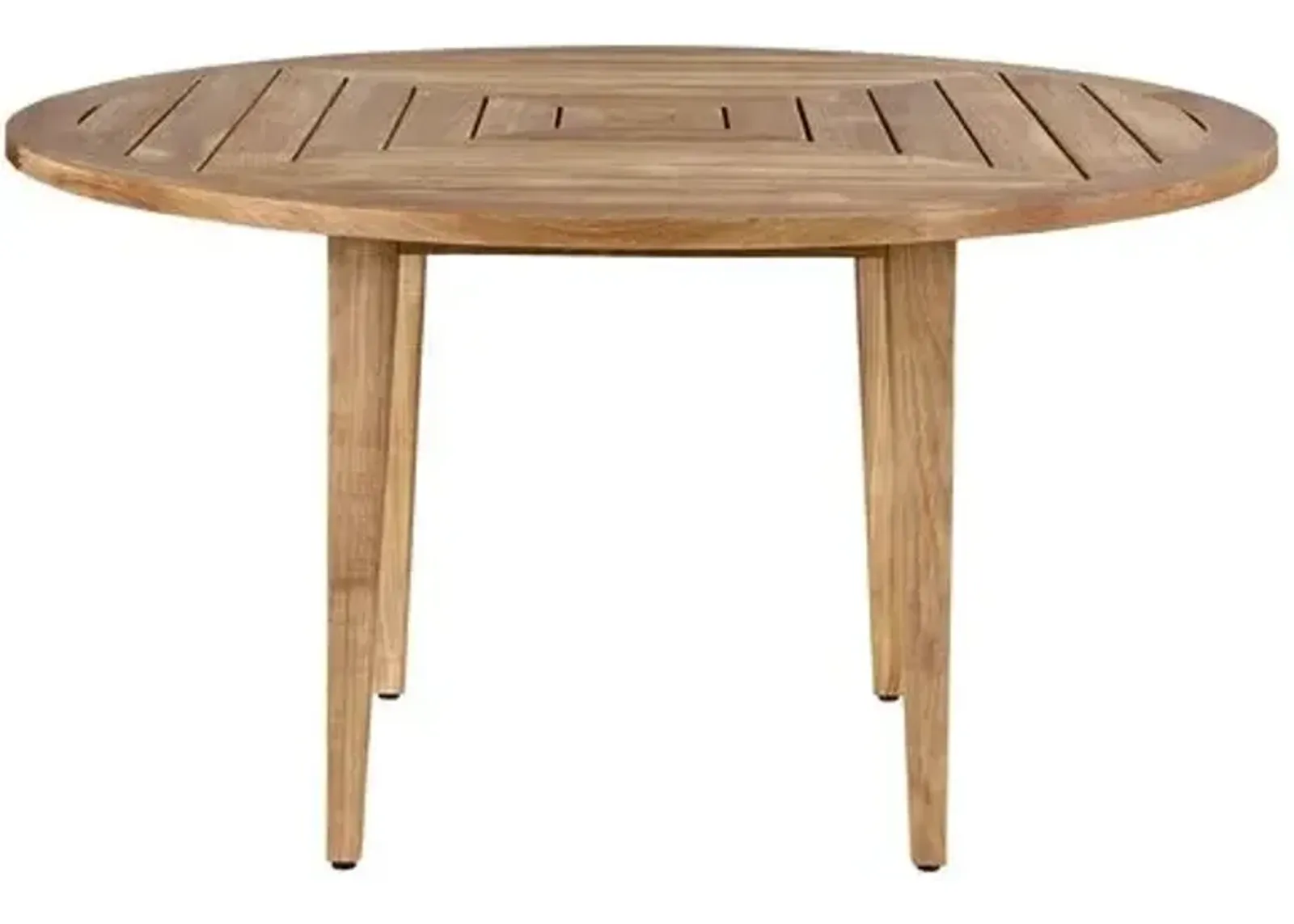 Coastal Living Emerson Outdoor Round Dining Table - Natural Teak