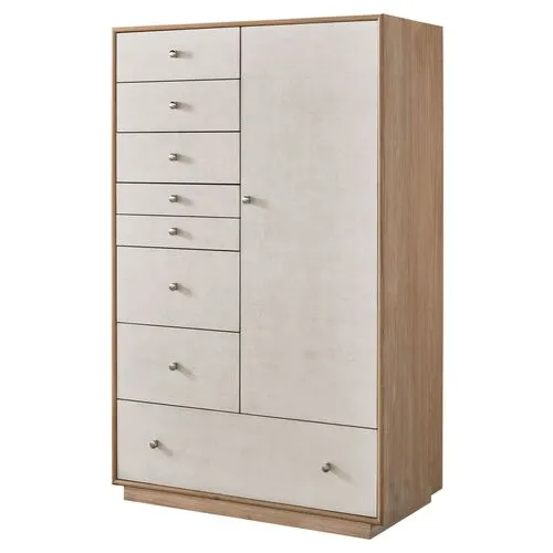 Avani Chifforobe - Natural/White - Brown