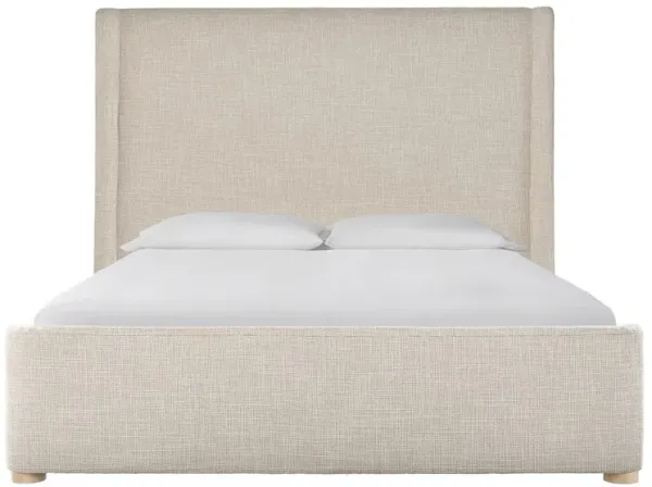 Avani Upholstered Bed, Woven Sand