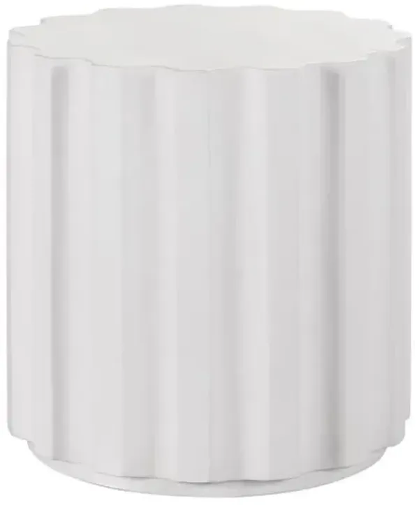 Coastal Living Azores Outdoor Side Table - White