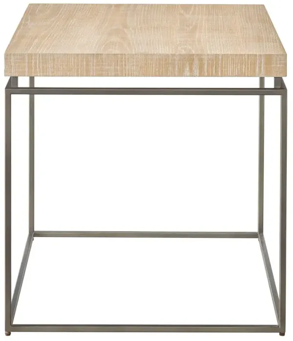 Makena End Table, Natural Oak