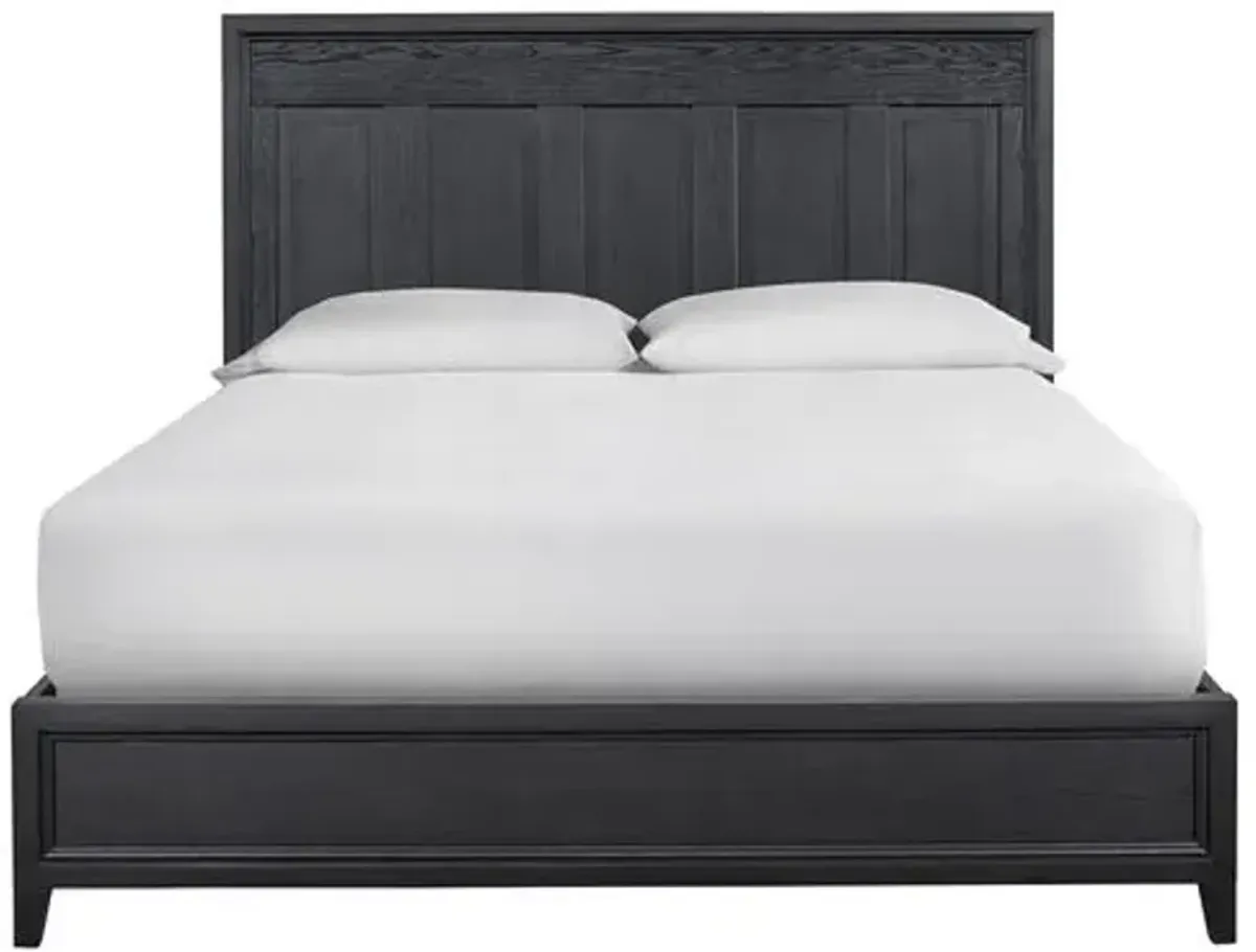 Makena Bed - Charcoal - Gray