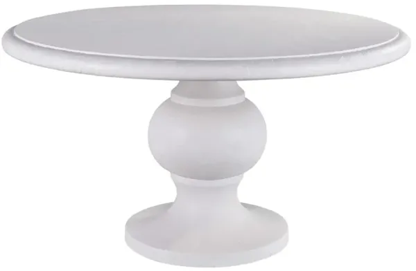 Coastal Living Martinique 54" Outdoor Round Dining Table, White