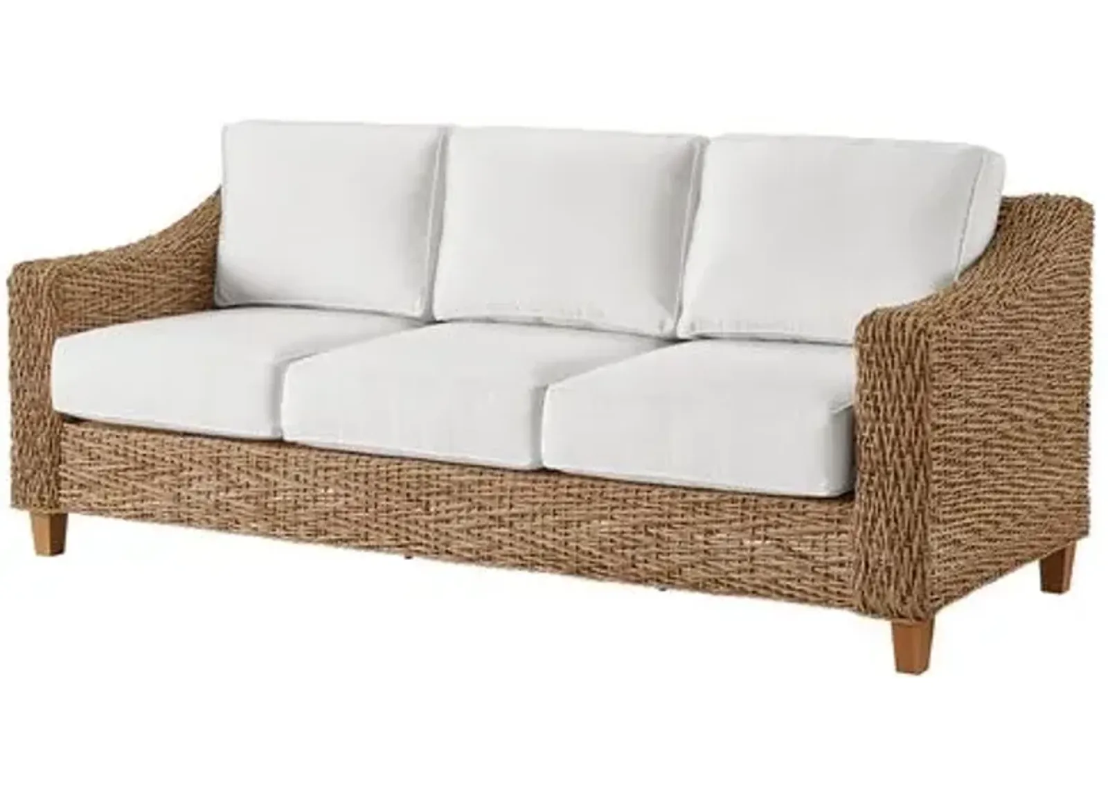 Coastal Living Keoni Outdoor Sofa - Natural/White