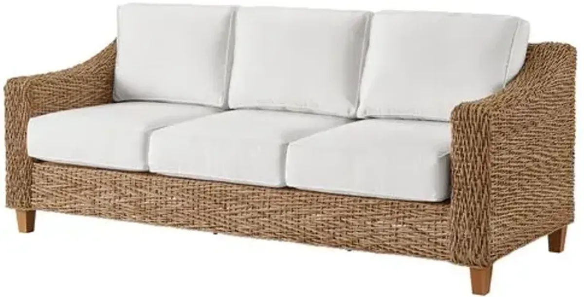 Coastal Living Keoni Outdoor Sofa - Natural/White