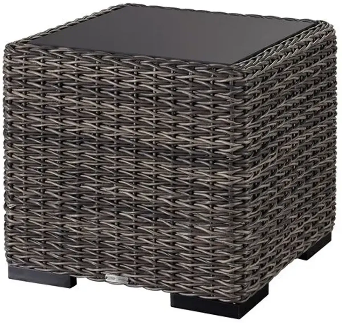 Coastal Living Kazemi Outdoor Wicker End Table - Brown