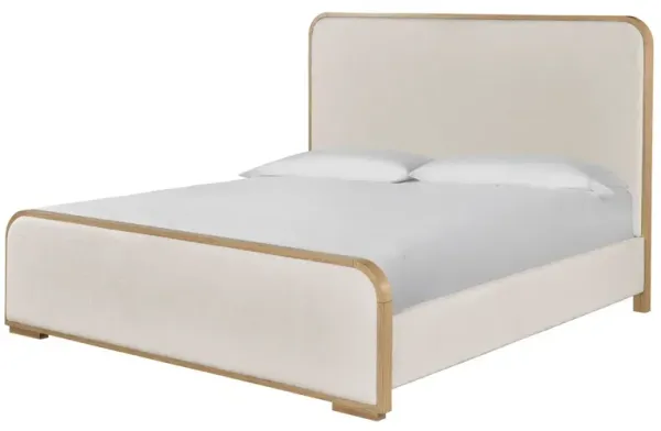 Avani Bed, Natural Oak/Ivory Boucle