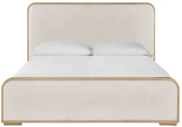 Avani Bed, Natural Oak/Ivory Boucle