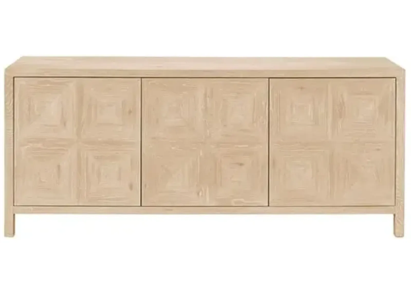 Makena Credenza - Natural Oak - Brown