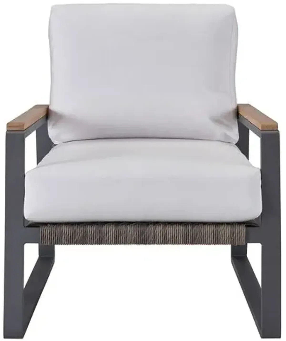 Coastal Living Cassian Outdoor Lounge Chair - Black/White