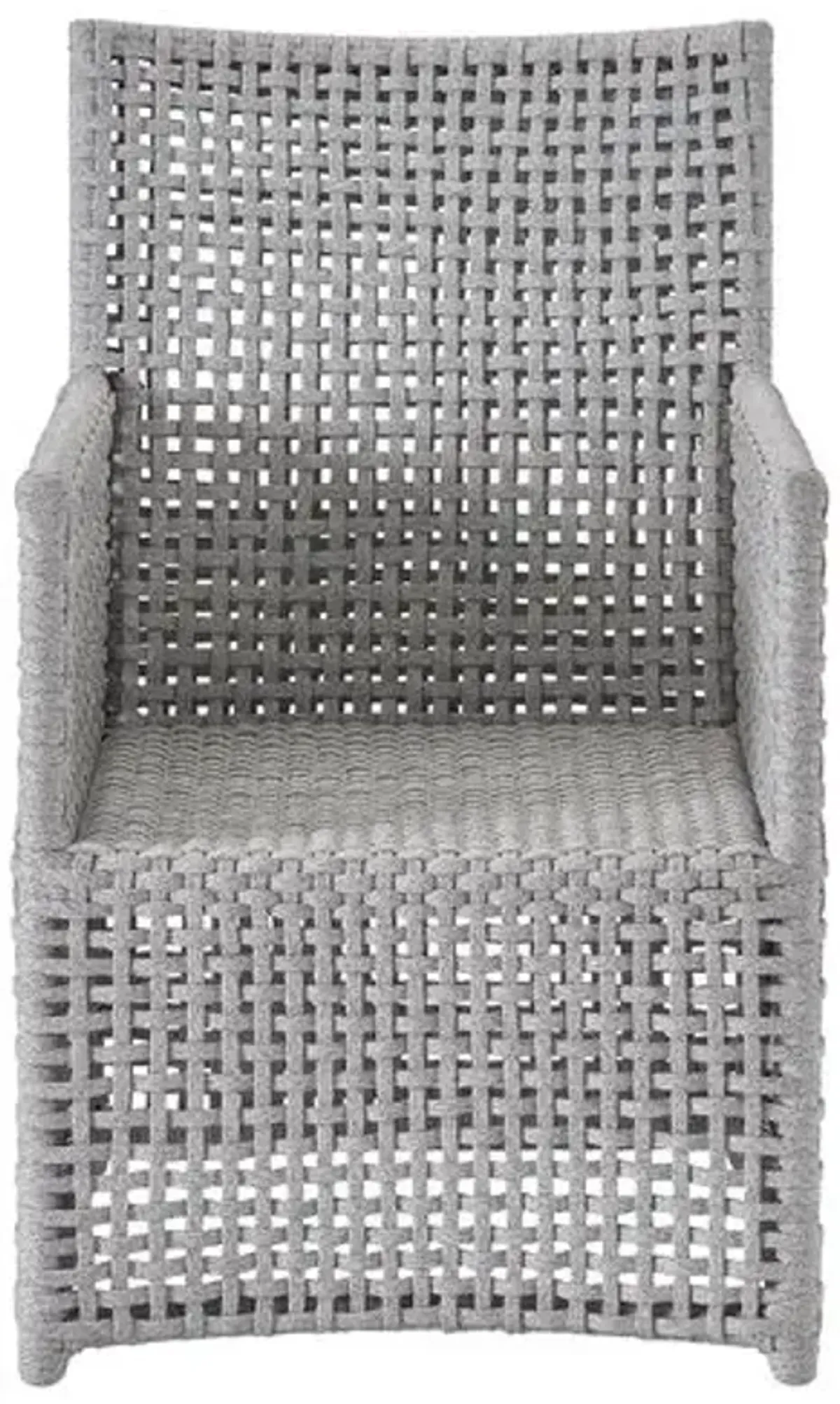 Coastal Living Kenji Outdoor Dining Chair - Light Gray/White