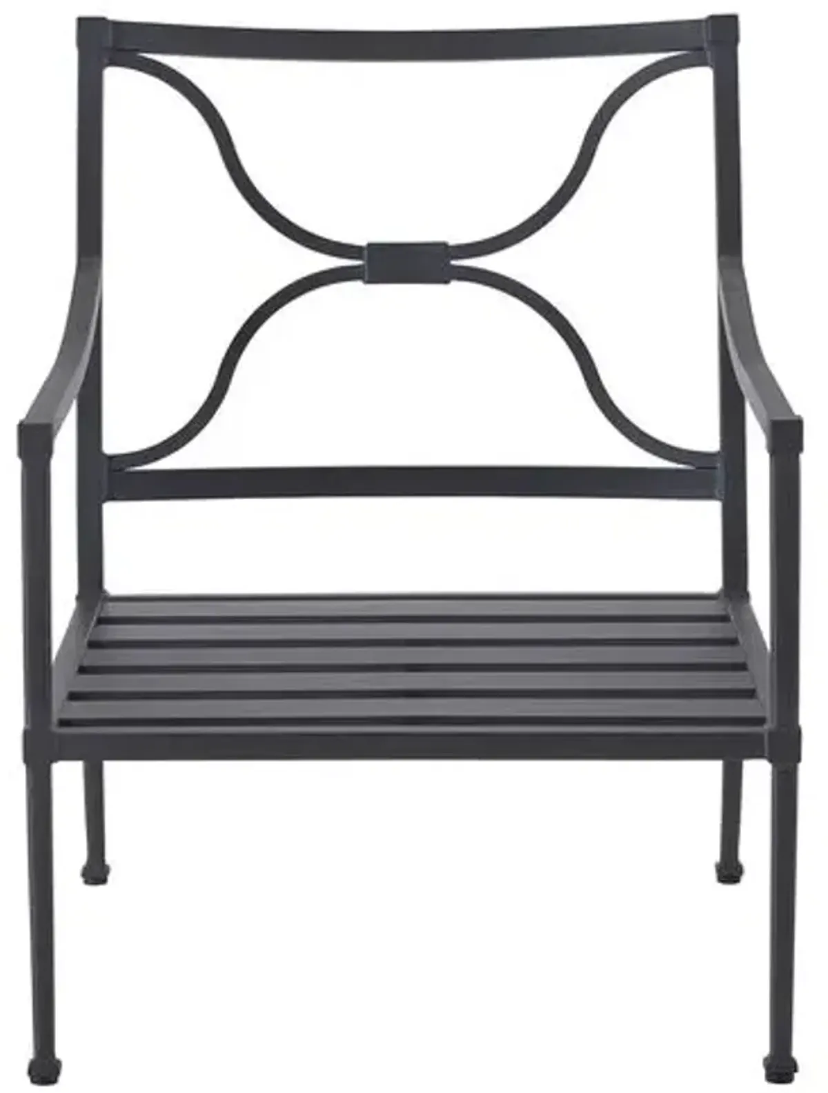 Coastal Living Izaiah Outdoor Lounge Chair - Black/White