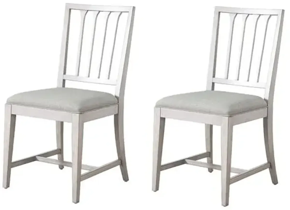 Set of 2 Aldan Side Chairs - Dover White