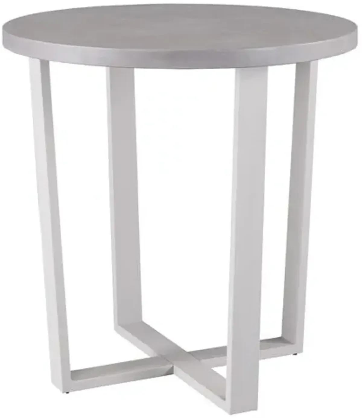 Coastal Living Keegan Outdoor Concrete Bar Table - White/Gray