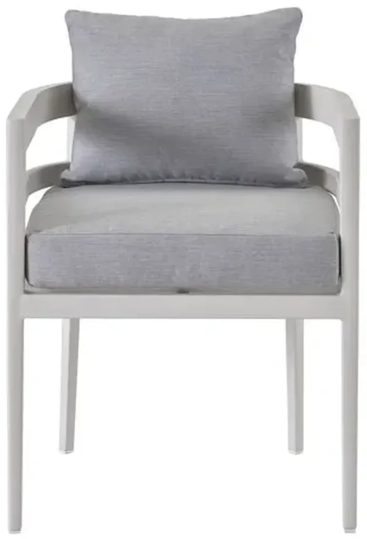 Coastal Living Keegan Outdoor Dining Chair - White/Gray