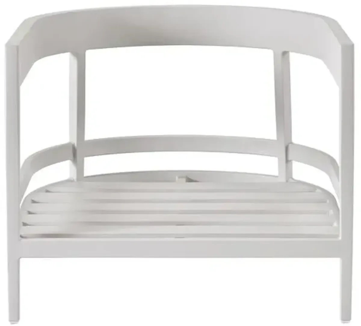 Coastal Living Keegan Outdoor Lounge Chair - White/Gray