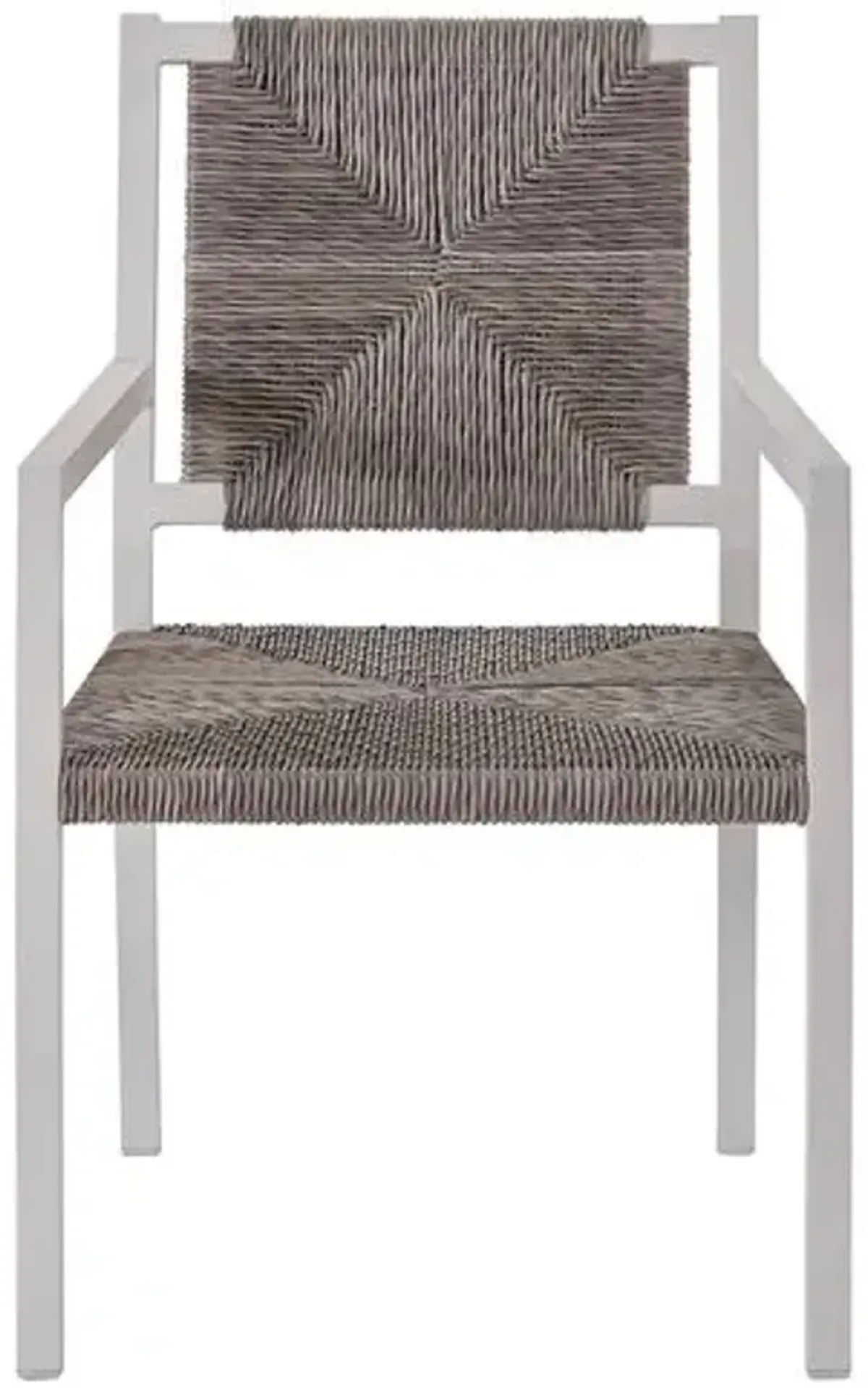 Coastal Living Cosette Outdoor Dining Chair - White/Gray