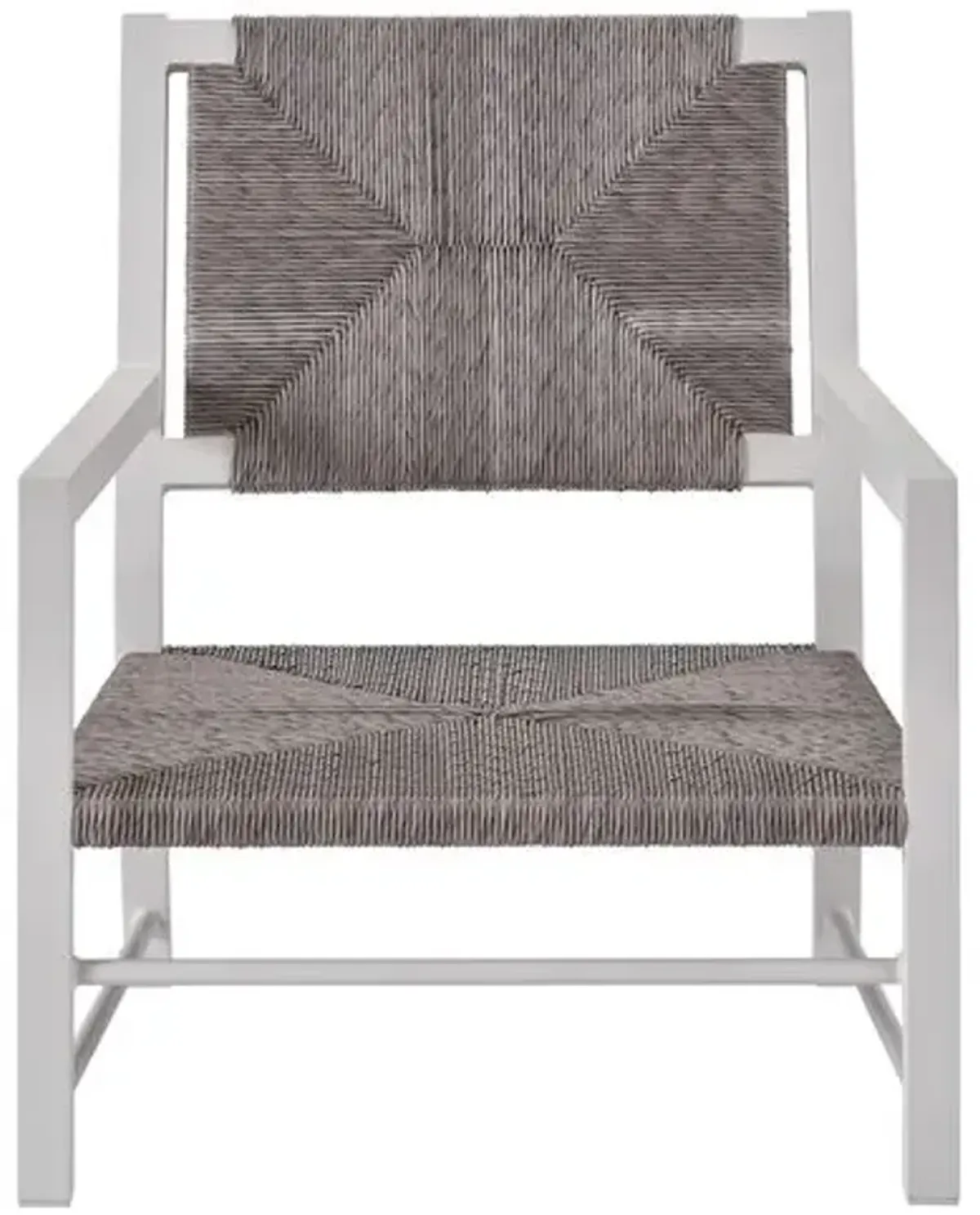 Coastal Living Cosette Outdoor Lounge Chair - White/Gray