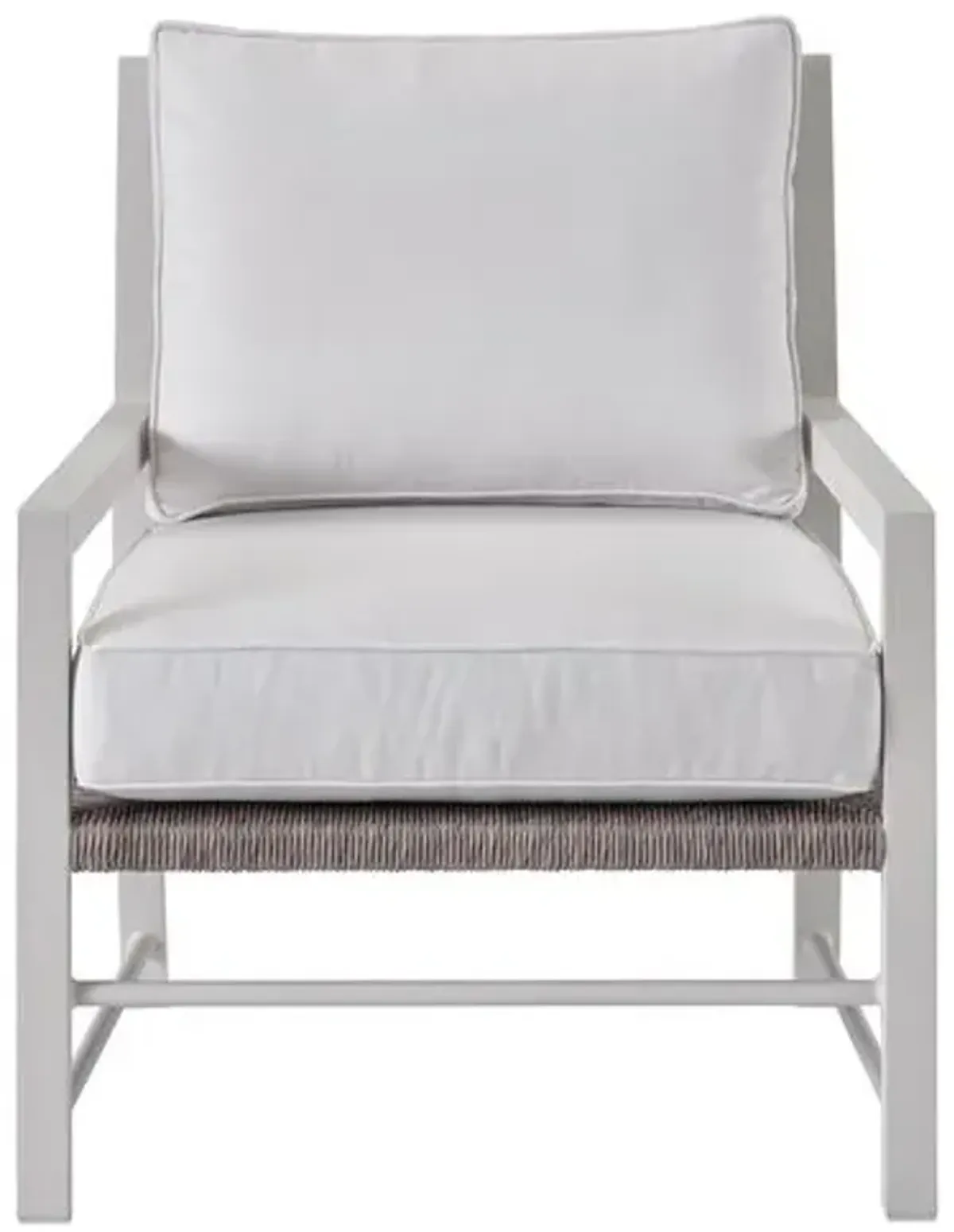 Coastal Living Cosette Outdoor Lounge Chair - White/Gray