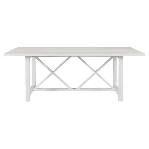 Coastal Living Cosette Outdoor Dining Table - White