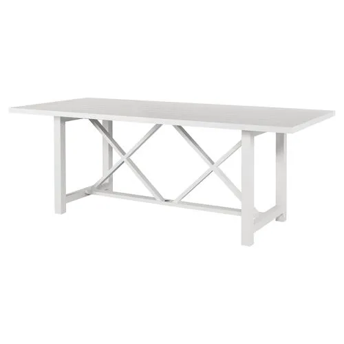 Coastal Living Cosette Outdoor Dining Table - White