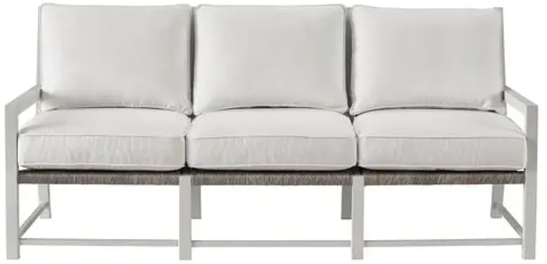 Coastal Living Cosette Outdoor Sofa - White/Gray