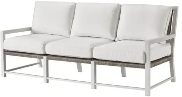 Coastal Living Cosette Outdoor Sofa - White/Gray