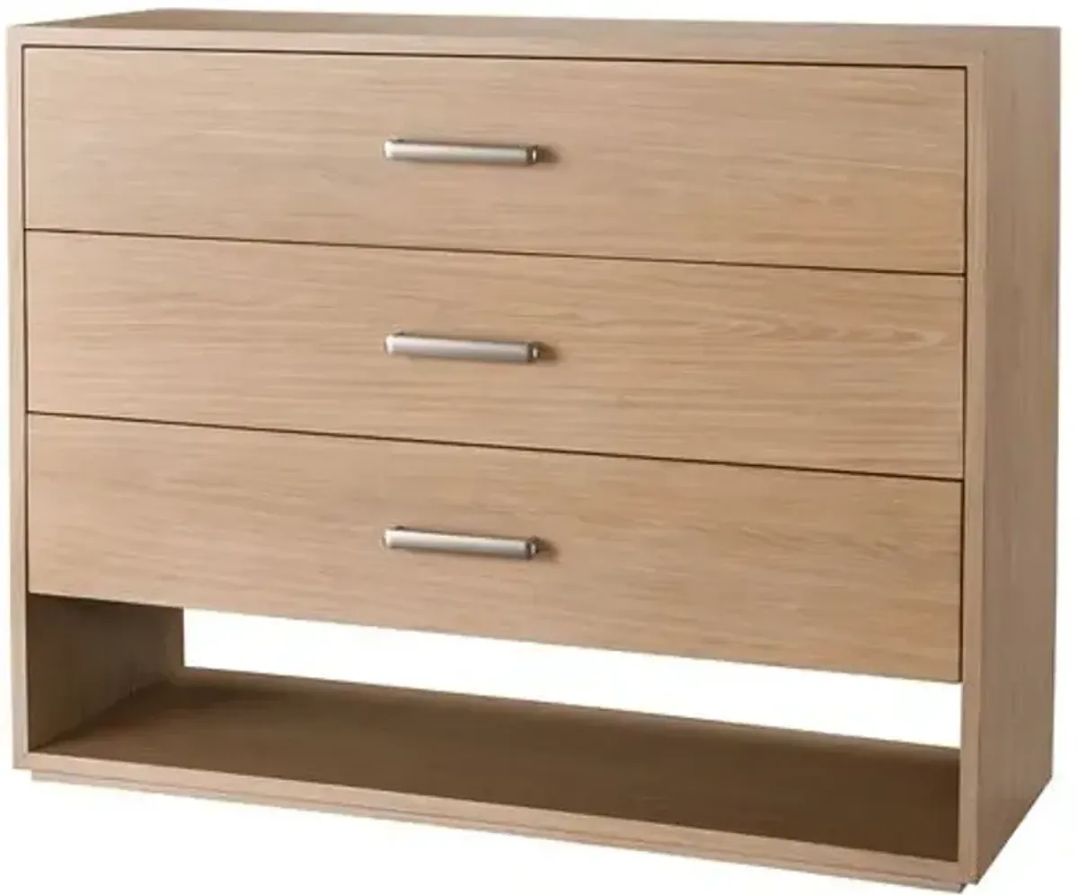 Avani 3-Drawer Dresser - Natural Oak - Beige