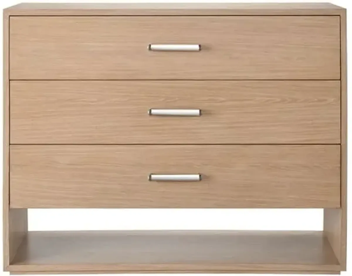 Avani 3-Drawer Dresser - Natural Oak - Beige