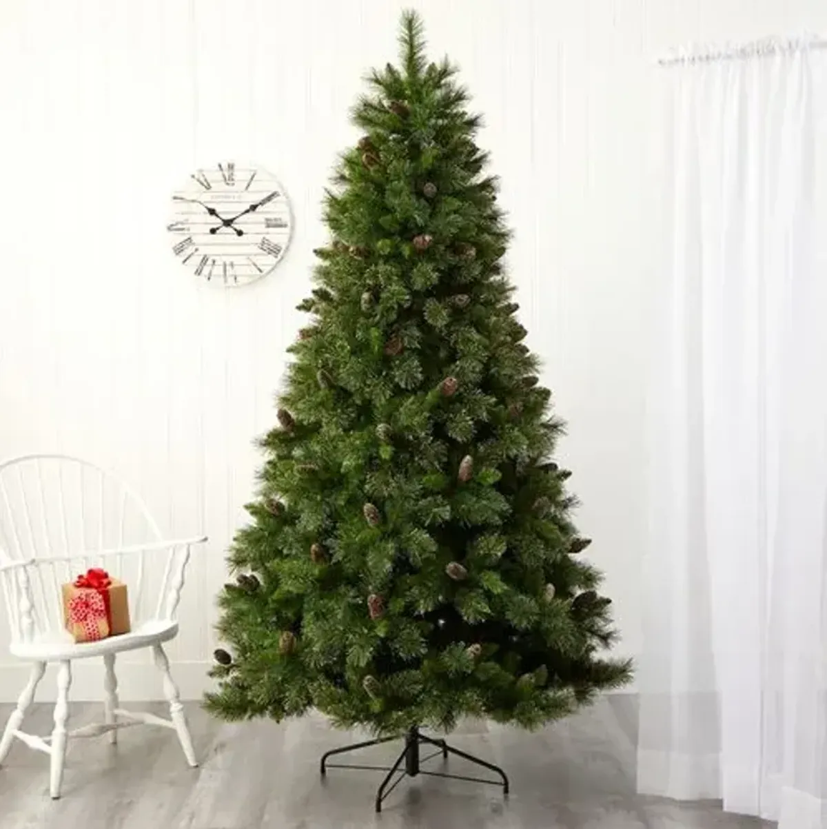 Pine Christmas Tree 7.5' - Faux - Green