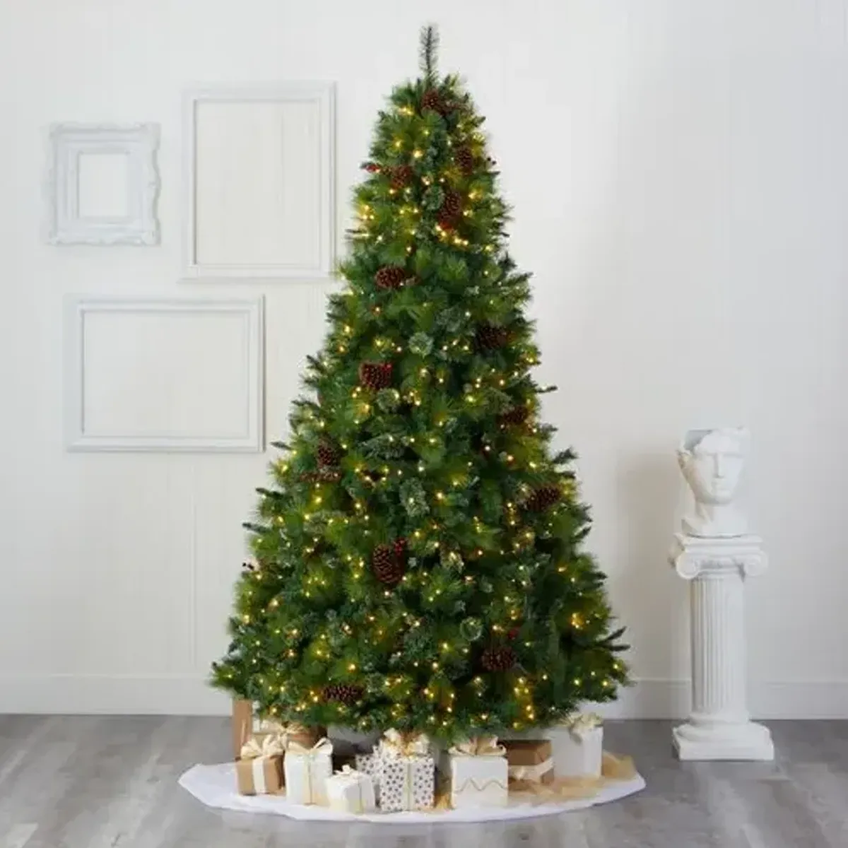 Pine Christmas Tree 8ft - Faux - Green