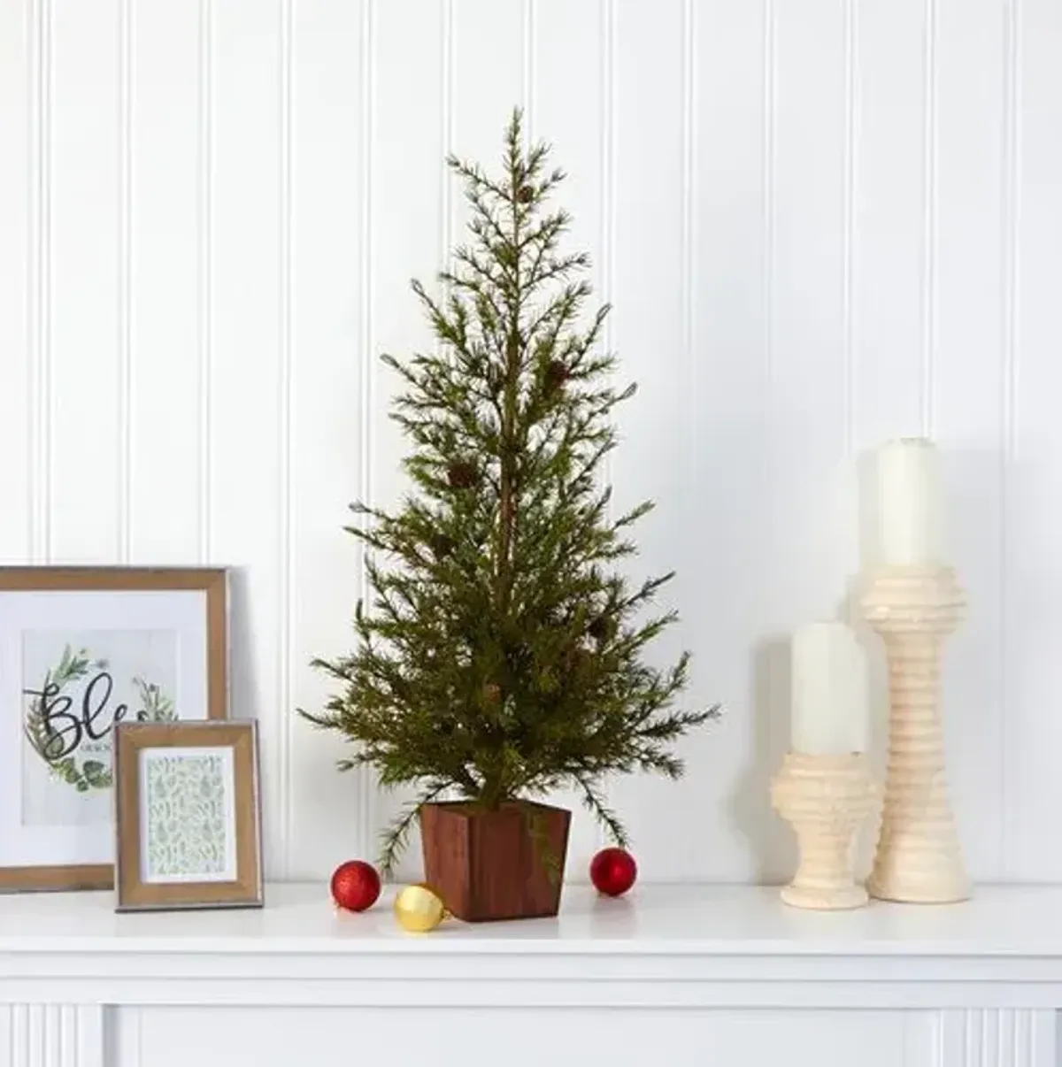 Pine Christmas Tree 3ft - Faux - Green