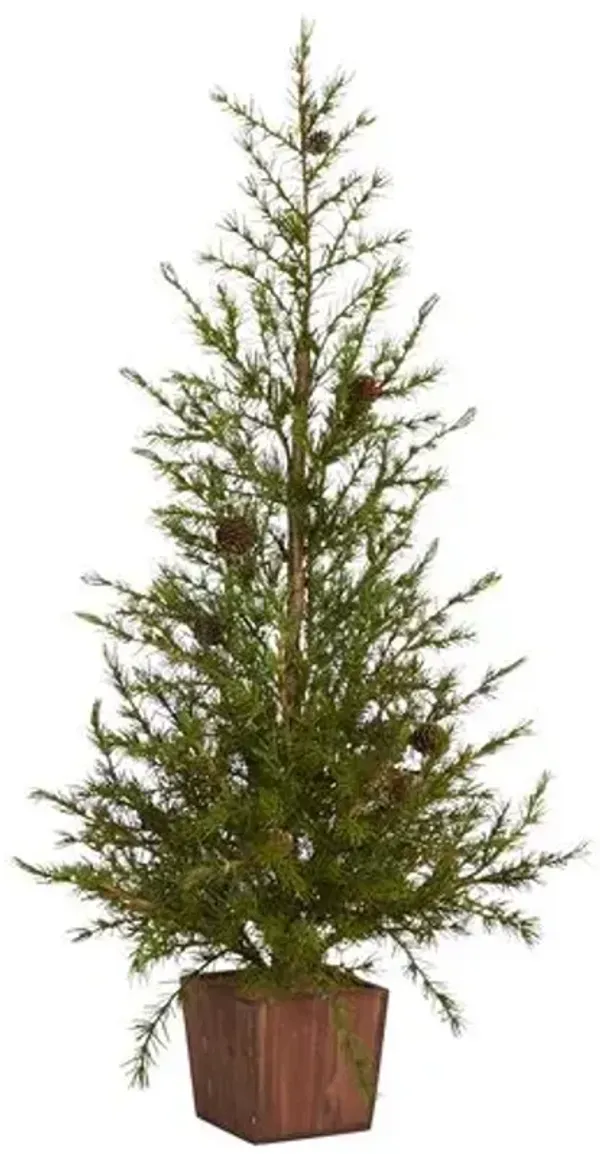 Pine Christmas Tree 3ft - Faux - Green