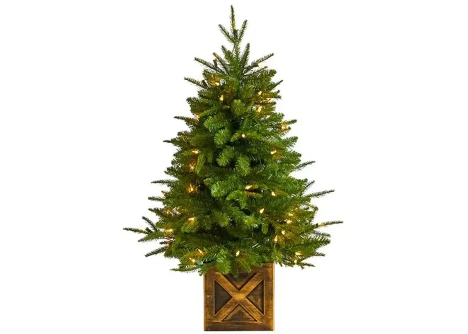 Fir Christmas Tree 3ft - Faux - Green