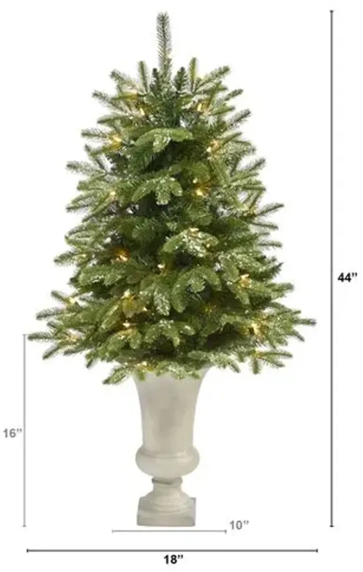 Fir Christmas Tree 3.7ft - Faux - Green