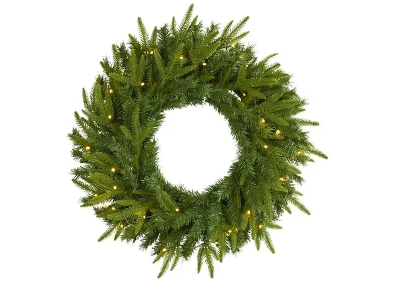 Pine Wreath 24in. Green - Faux