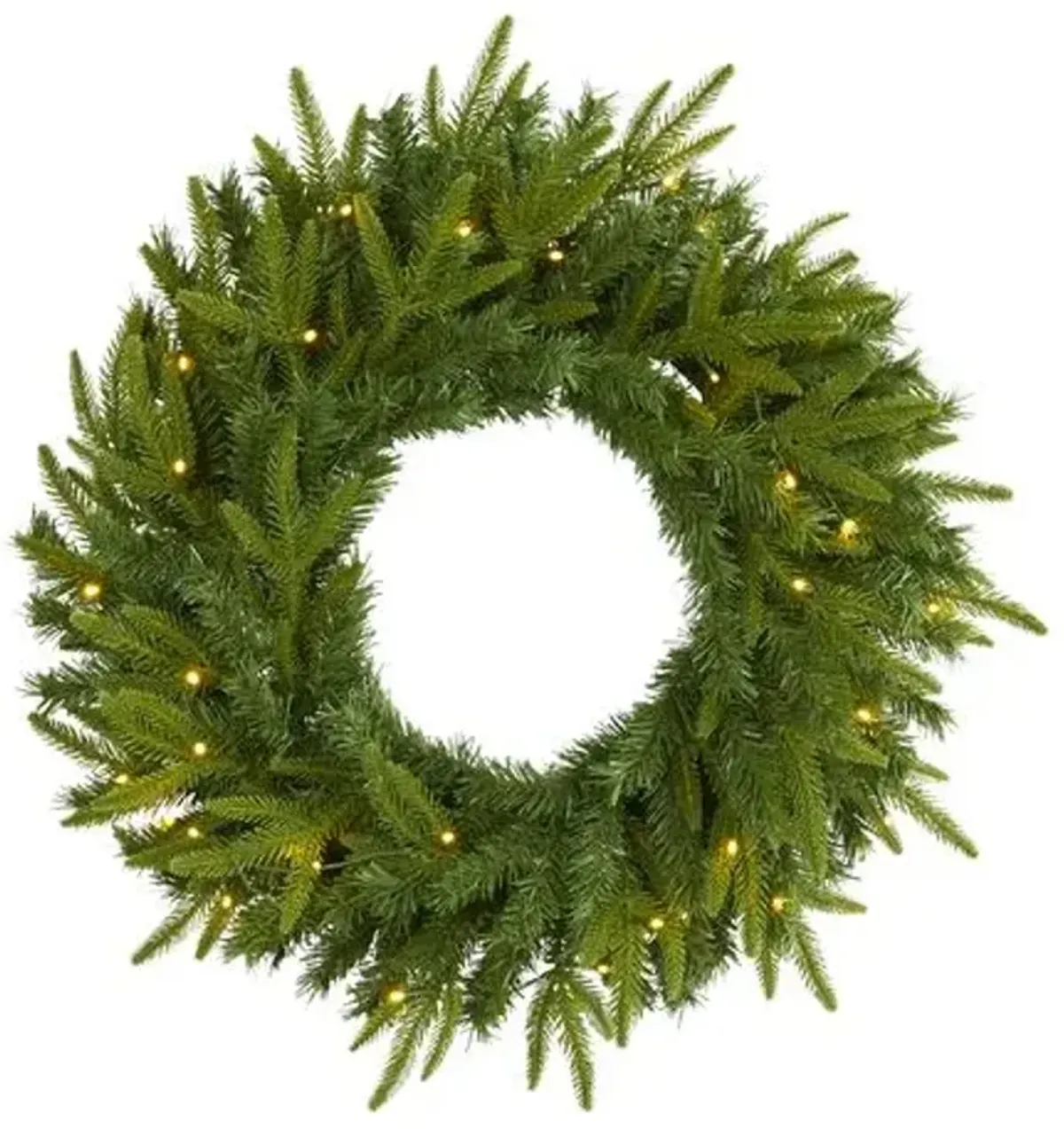 Pine Wreath 24in. Green - Faux