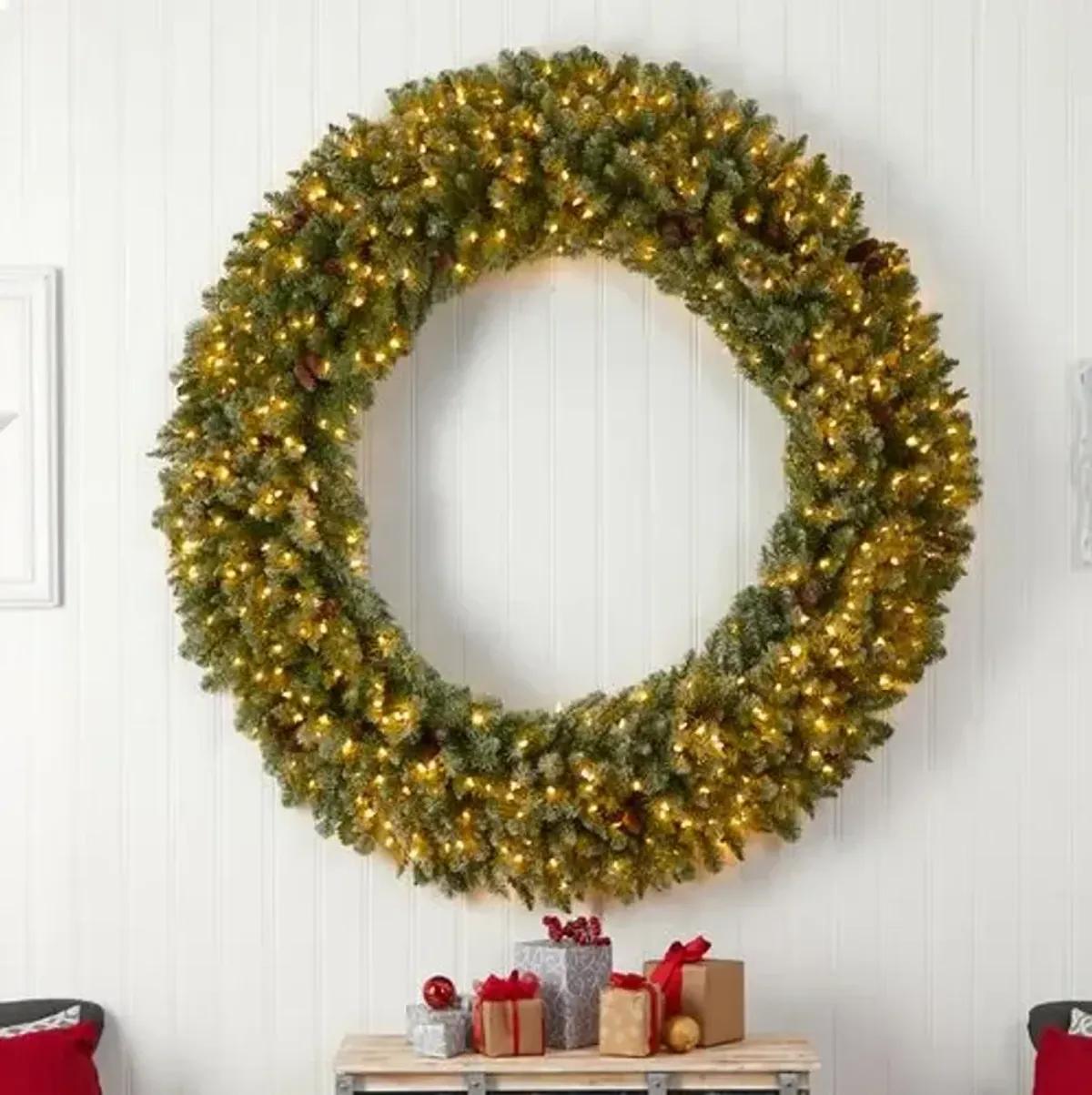 Pine Wreath 6' Green - Faux