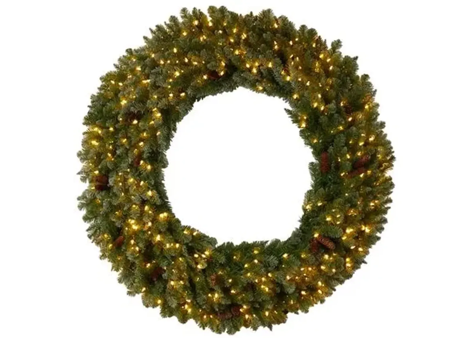 Pine Wreath 5' Green - Faux