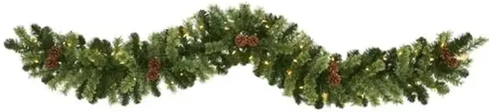 Pine Garland 72" Green - Faux