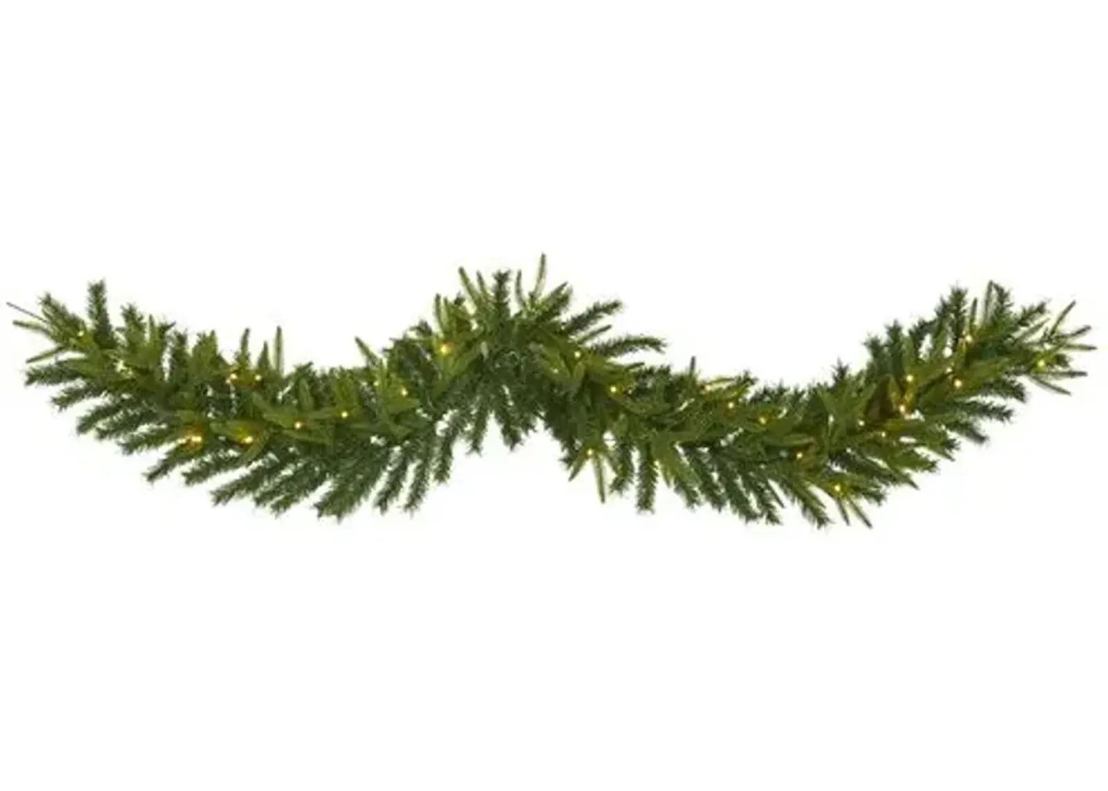 Faux Pine Garland 72in. Green