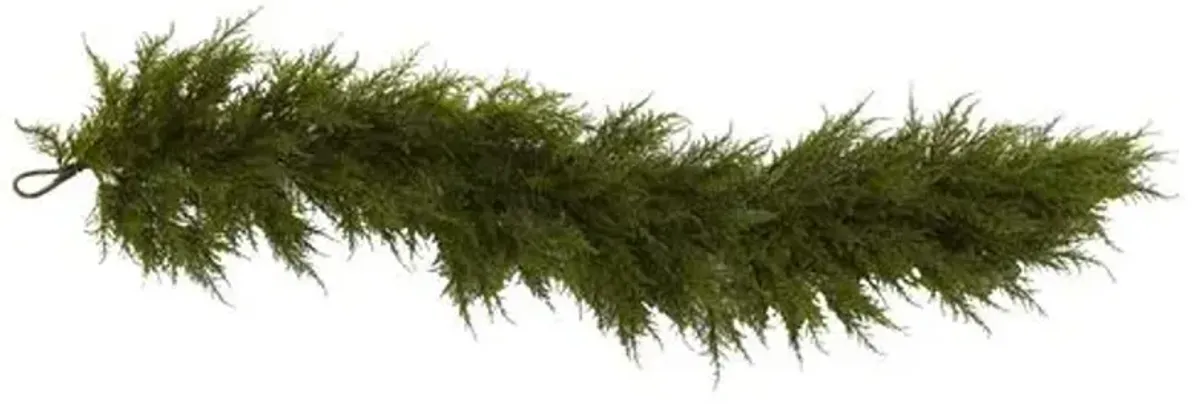 60in. Cedar Garland - Green