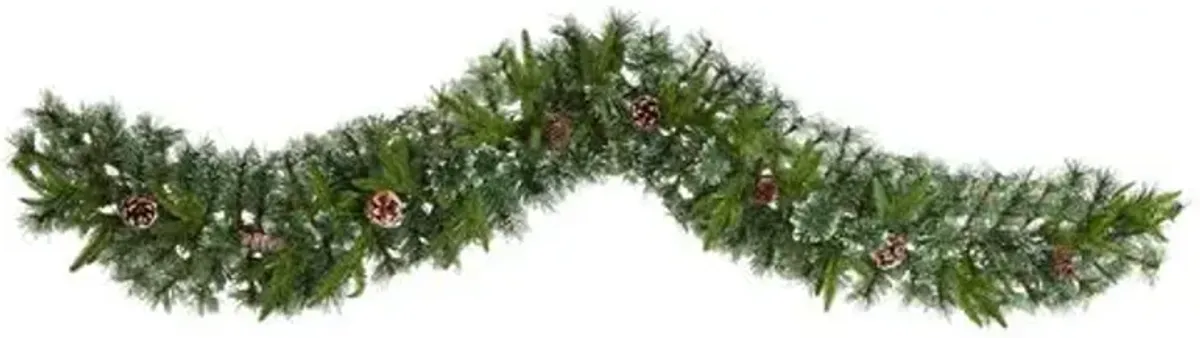 Faux 6' Spruce Garland - Green