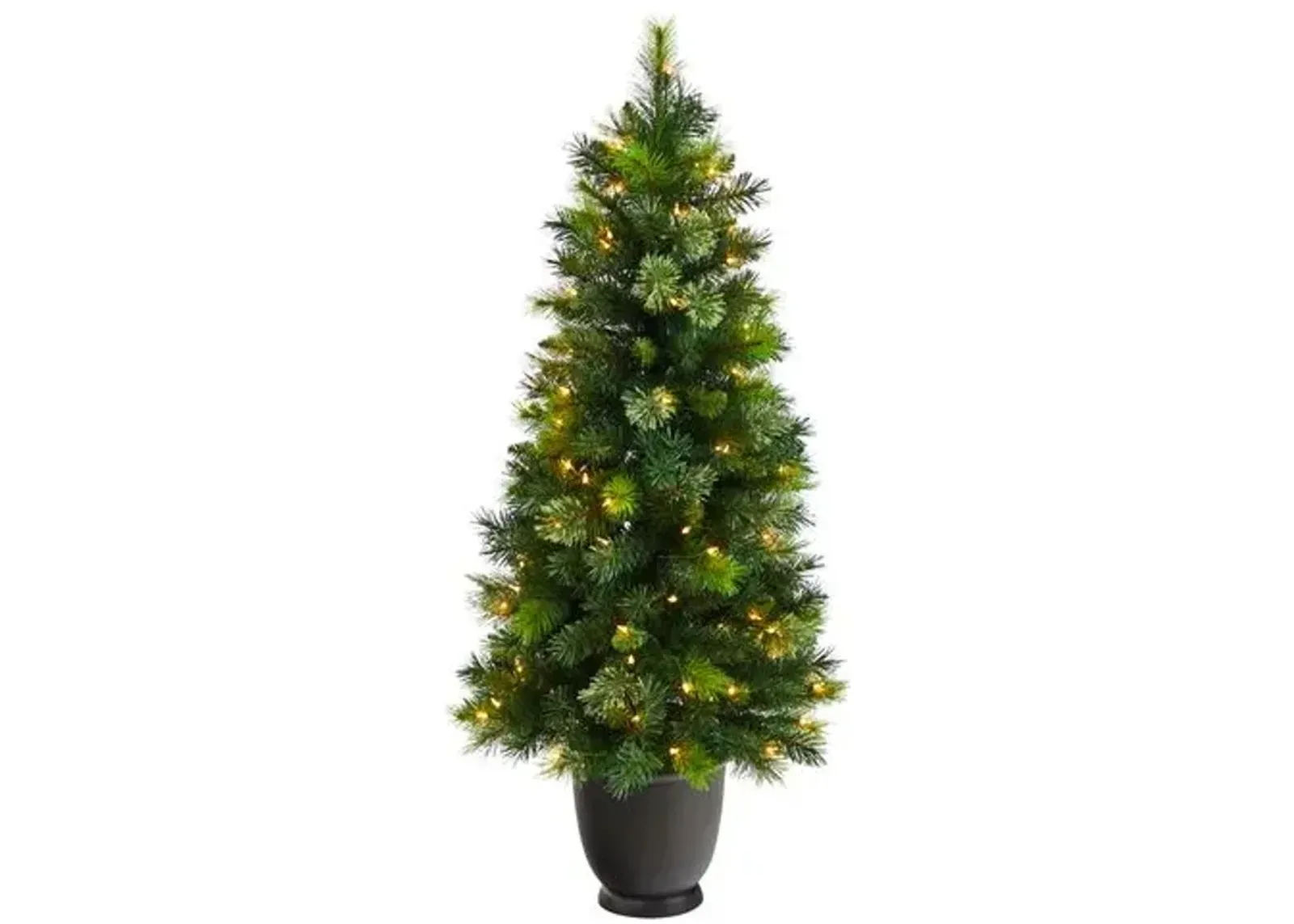 Faux 54in Pine Christmas Tree - Green