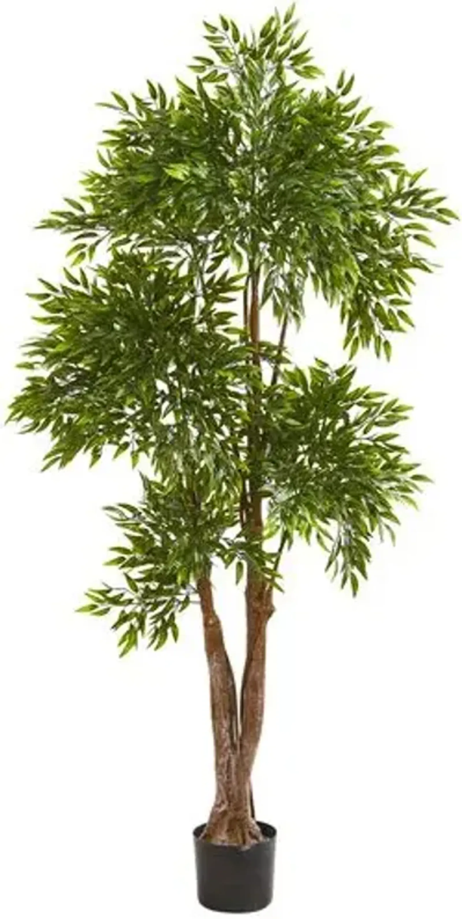 Faux Ruscus Tree 69in. - Green