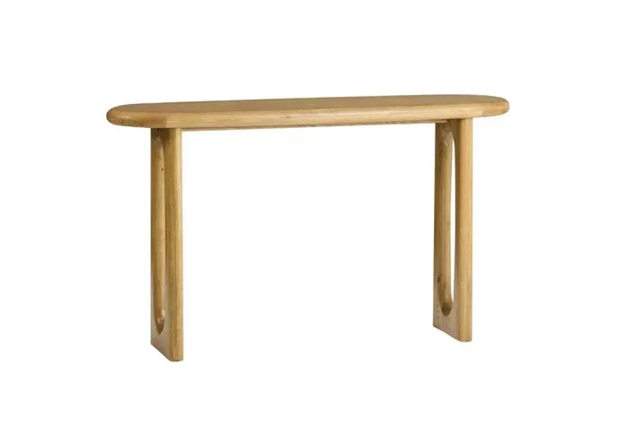 Estee Oak Console Table - Honey - Tulsi Home - Brown