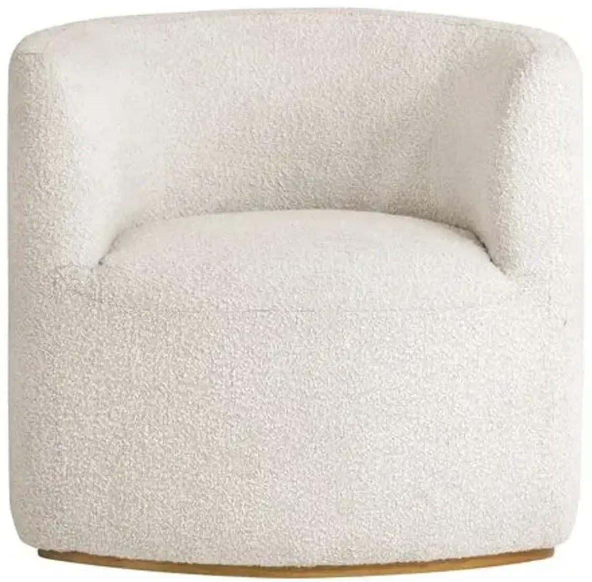 Eniko Occasional Chair - Ivory Boucle - Tulsi Home - Brown