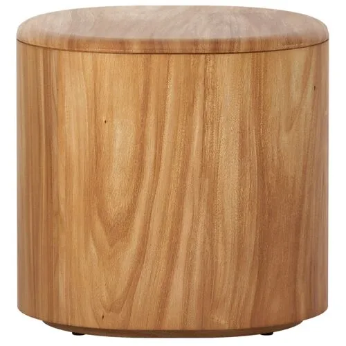 Malo Side Table - Natural Guanacaste - Tulsi Home - Brown